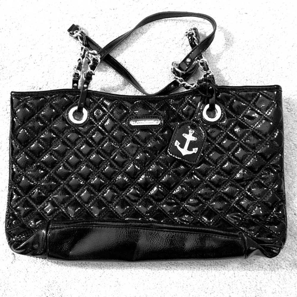 Anne Klein quilted tote style hand bag